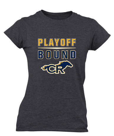 Cypress Ranch Mustangs Playoff Bound Women's Premium SS T-Shirt