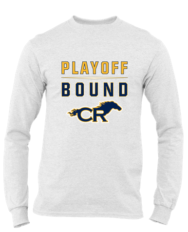 Cypress Ranch Mustangs Playoff Bound Men's LS T-Shirt