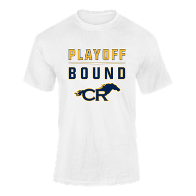 Cypress Ranch Mustangs Playoff Bound Men's SS T-Shirt