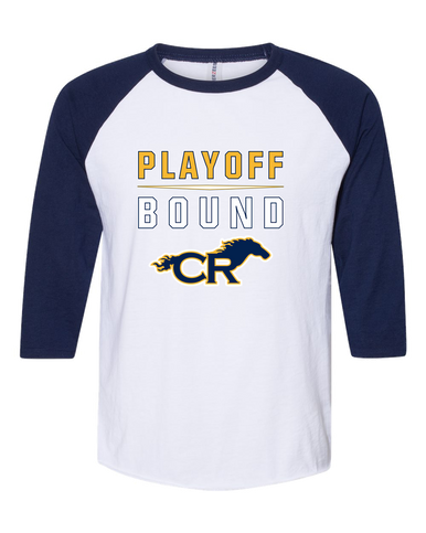 Cypress Ranch Mustangs Playoff Bound Women's Baseball T-Shirt