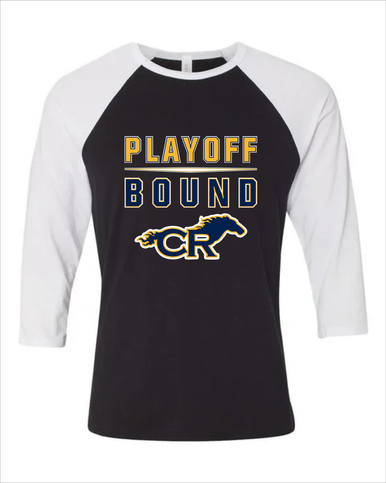 Cypress Ranch Mustangs Playoff Bound Men's Baseball T-Shirt