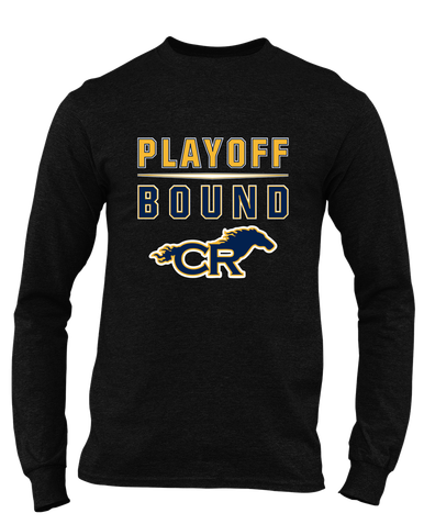 Cypress Ranch Mustangs Playoff Bound Men's Premium LS T-Shirt