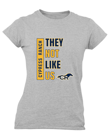 Cypress Ranch Mustangs They Not Like Us #1 Women's SS T-Shirt
