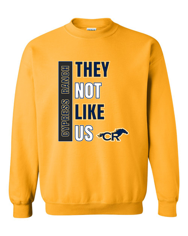 Cypress Ranch Mustangs They Not Like Us #1 Men's Sweatshirt