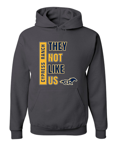 Cypress Ranch Mustangs They Not Like Us #1 Men's Premium Hoodie