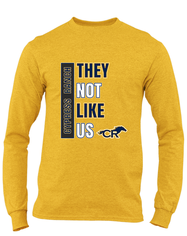 Cypress Ranch Mustangs They Not Like Us #1 Men's LS T-Shirt