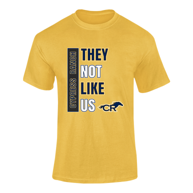 Cypress Ranch Mustangs They Not Like Us #1 Men's SS T-Shirt