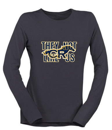 Cypress Ranch Mustangs They Not Like Us #2 Women's Premium LS T-Shirt