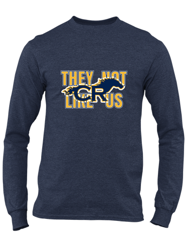 Cypress Ranch Mustangs They Not Like Us #2 Men's LS T-Shirt