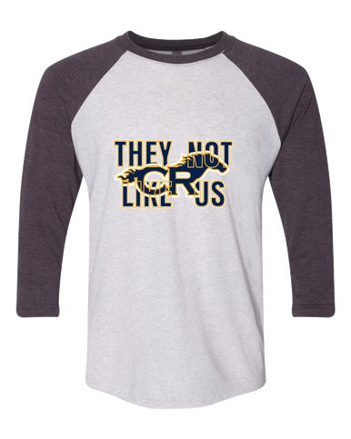 Cypress Ranch Mustangs They Not Like Us #2 Women's Baseball T-Shirt
