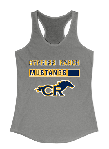 Cypress Ranch Mustangs Mascot #7 Women's Tank Top