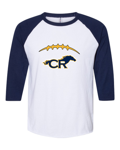 Cypress Ranch Mustangs Football #2 Men's Baseball T-Shirt