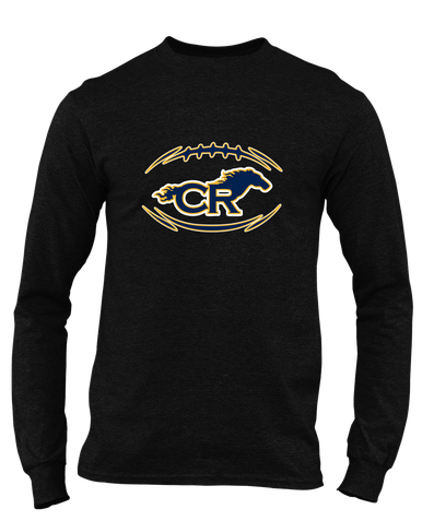 Cypress Ranch Mustangs Football #3 Men's Premium LS T-Shirt