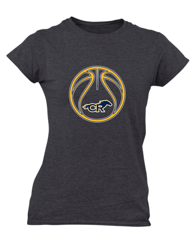 Cypress Ranch Mustangs Basketball #2 Women's Premium SS T-Shirt
