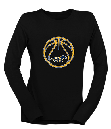 Cypress Ranch Mustangs Basketball #2 Women's Premium LS T-Shirt