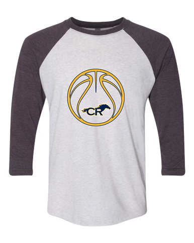 Cypress Ranch Mustangs Basketball #2 Men's Baseball T-Shirt