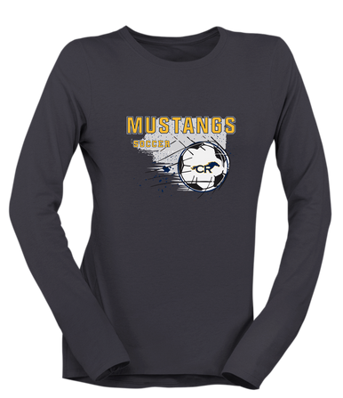 Cypress Ranch Mustangs Soccer #2 Women's Premium LS T-Shirt