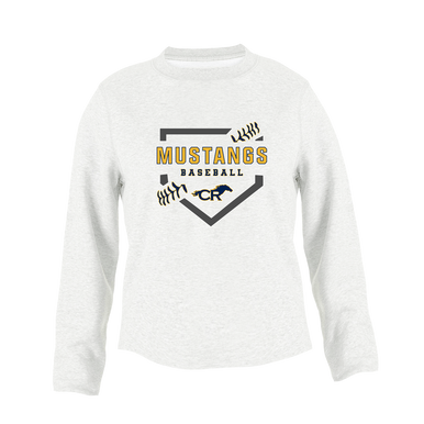 Cypress Ranch Mustangs Baseball #2 Women's Sweatshirt