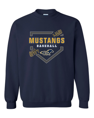 Cypress Ranch Mustangs Baseball #2 Men's Sweatshirt