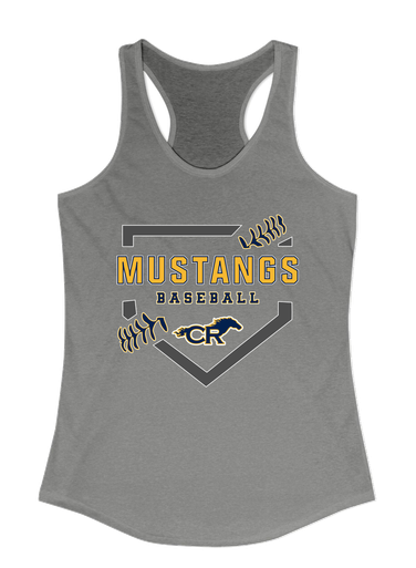 Cypress Ranch Mustangs Baseball #2 Women's Tank Top