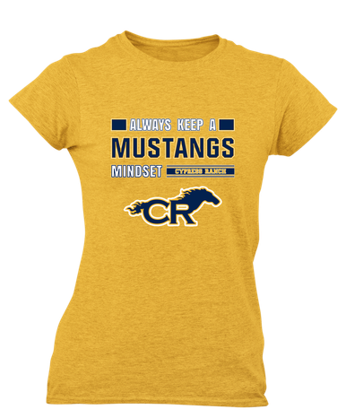 Cypress Ranch Mustangs Mindset Women's SS T-Shirt