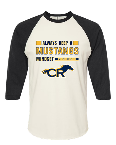 Cypress Ranch Mustangs Mindset Women's Baseball T-Shirt