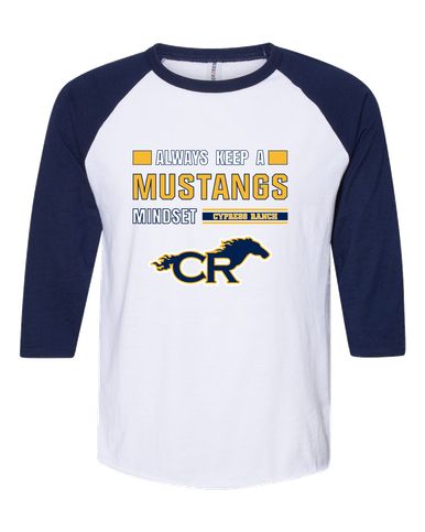 Cypress Ranch Mustangs Mindset Men's Baseball T-Shirt