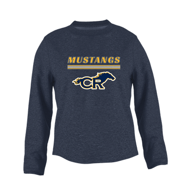 Cypress Ranch Mustangs Mascot #8 Women's Sweatshirt