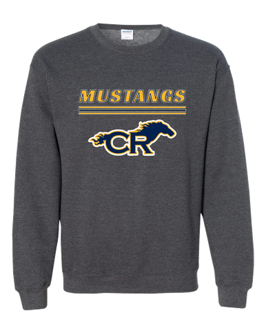 Cypress Ranch Mustangs Mascot #8 Men's Sweatshirt