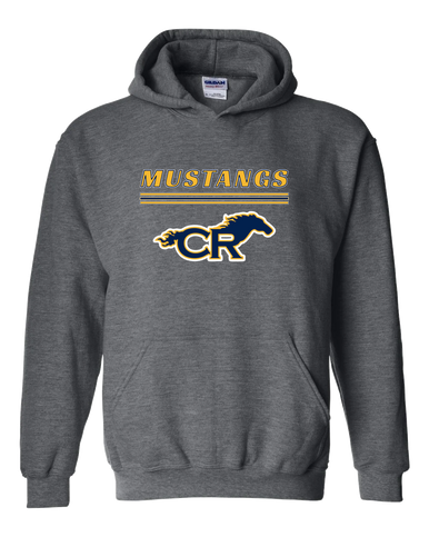 Cypress Ranch Mustangs Mascot #8 Men's Hoodie