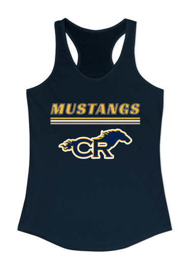 Cypress Ranch Mustangs Mascot #8 Women's Tank Top