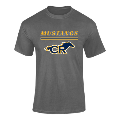 Cypress Ranch Mustangs Mascot #8 Men's SS T-Shirt