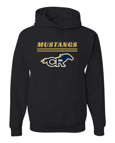 Cypress Ranch Mustangs Mascot #8 Men's Premium Hoodie