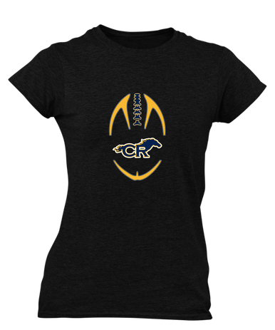 Cypress Ranch Mustangs Football #4 Women's SS T-Shirt