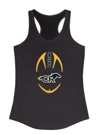 Cypress Ranch Mustangs Football #4 Women's Tank Top