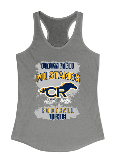 Cypress Ranch Mustangs Football #6 Women's Tank Top