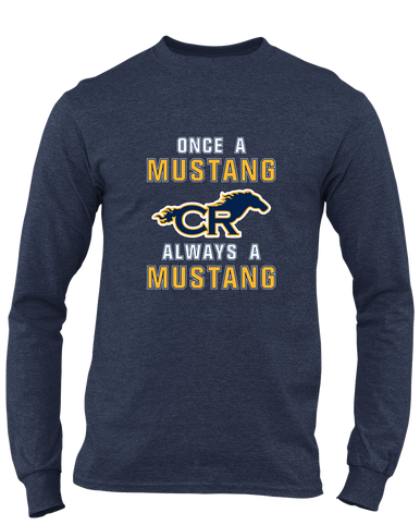 Cypress Ranch Mustangs Once A Men's Premium LS T-Shirt