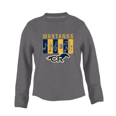 Cypress Ranch Mustangs Band # 2 Women's Sweatshirt