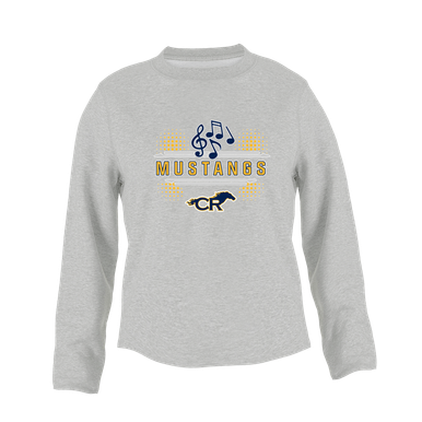 Cypress Ranch Mustangs Band # 3 Women's Sweatshirt
