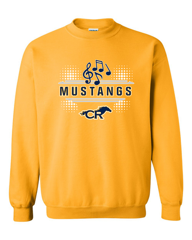 Cypress Ranch Mustangs Band # 3 Men's Sweatshirt