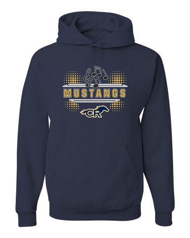 Cypress Ranch Mustangs Band # 3 Men's Premium Hoodie