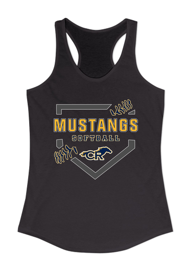 Cypress Ranch Mustangs Softball #2 Women's Tank Top