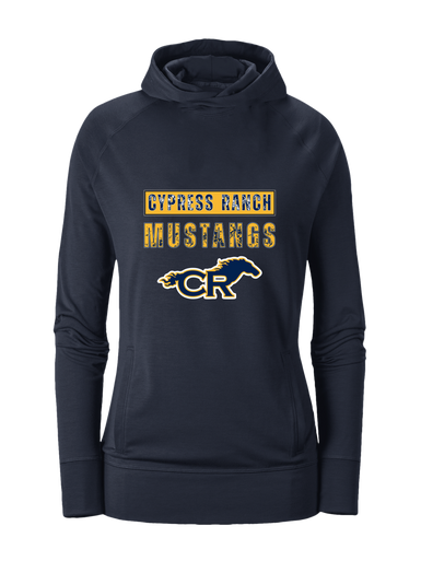 Cypress Ranch Mustangs Mascot #9 Women's Hoodie