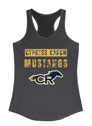 Cypress Ranch Mustangs Mascot #9 Women's Tank Top