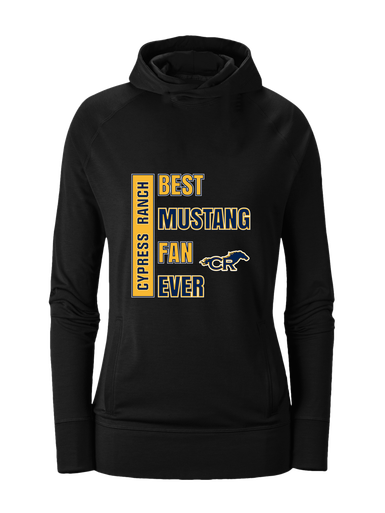 Cypress Ranch Mustangs Best Mustang Fan Women's Hoodie