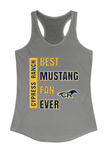 Cypress Ranch Mustangs Best Mustang Fan Women's Tank Top