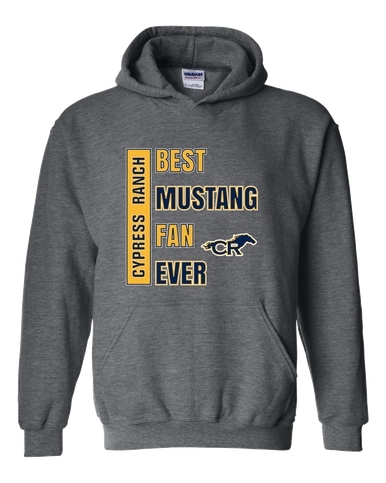Cypress Ranch Mustangs Best Mustang Fan Men's Hoodie
