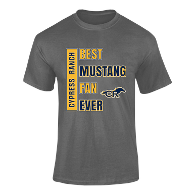 Cypress Ranch Mustangs Best Mustang Fan Men's SS T-Shirt