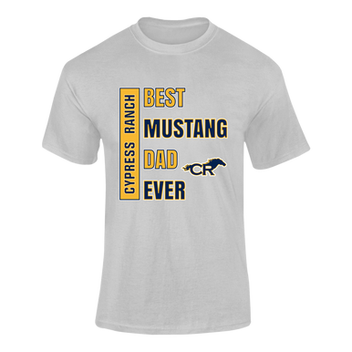 Cypress Ranch Mustangs Best Mustang Dad Men's Premium SS T-Shirt