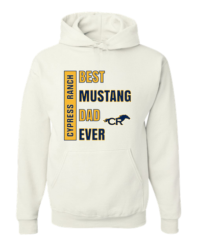 Cypress Ranch Mustangs Best Mustang Dad Men's Premium Hoodie